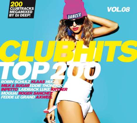 Clubhits Top 200 Vol. 8, 4 CDs