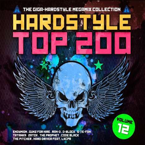 Hardstyle Top 200 Vol.12, 4 CDs