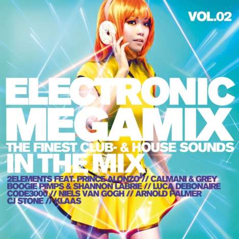 Electronic Megamix Vol.2 The Finest Club-& House, 2 CDs