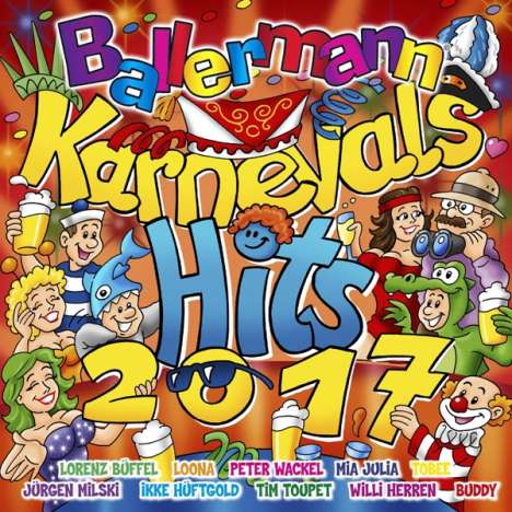 Ballermann Karnevals Hits 2017, 2 CDs