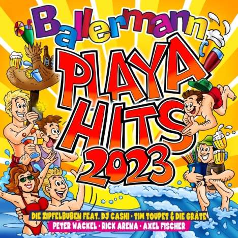 Ballermann Playa Hits 2023, 2 CDs