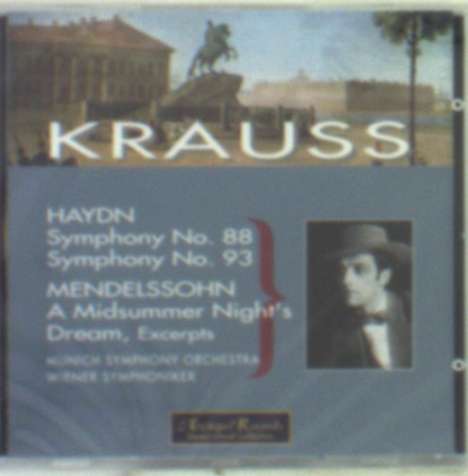 Joseph Haydn (1732-1809): Symphonien Nr.88 &amp; 93, CD