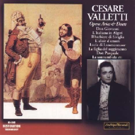 Cesare Valletti singt Arien, CD