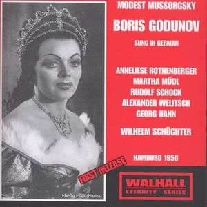 Modest Mussorgsky (1839-1881): Boris Godunow (in dt.Spr.), 2 CDs