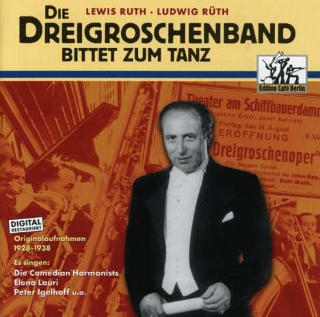 Ludwig Rüth: Die Dreigroschenband bittet zum Tanz - Originalaufnahmen, CD