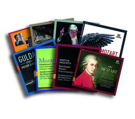 Mozart - Eine Hörbiografie von Jörg Handstein &amp; legendäre BR-Einspielungen (Exklusiv für jpc), 12 CDs