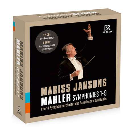 Gustav Mahler (1860-1911): Symphonien Nr.1-9, 12 CDs