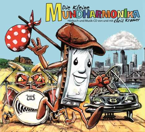 Chris Kramer: Die kleine Mundharmonika - Hörbuch und Musik-CD von und mit Chris Kramer, 2 CDs