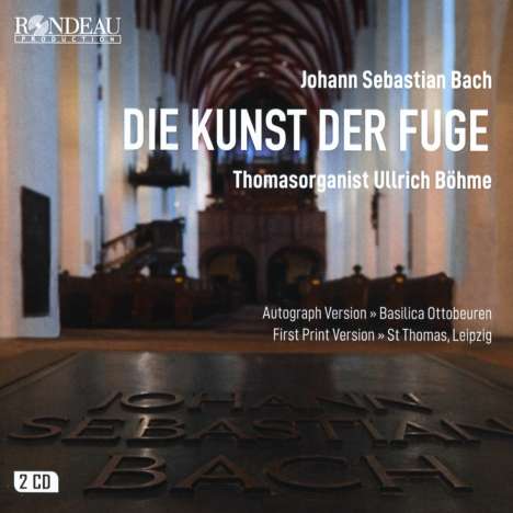 Johann Sebastian Bach (1685-1750): Die Kunst der Fuge BWV 1080 für Orgel, 2 CDs