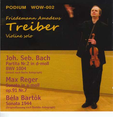 Friedemann Amadeus Treiber,Vioilne, CD