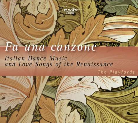 Fa una canzone  - Italienische Tänze &amp; Liebeslieder, CD
