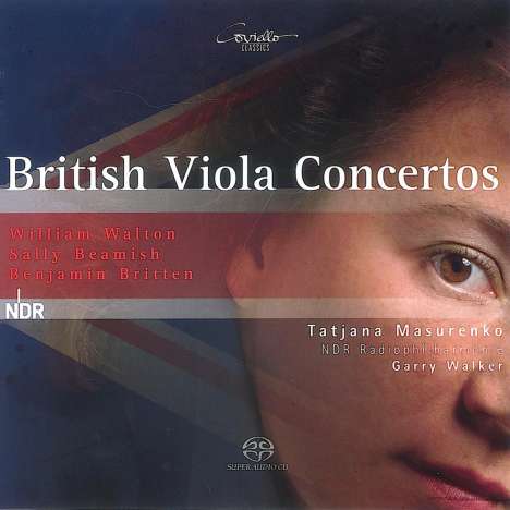 Tatjana Masurenko - British Viola Concertos, Super Audio CD