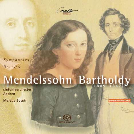 Felix Mendelssohn Bartholdy (1809-1847): Symphonien Nr.1 &amp; 5, Super Audio CD