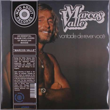 Marcos Valle (geb. 1943): Vontade De Rever Voce (180g), LP