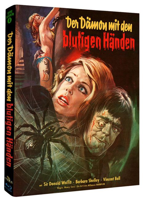 Der Dämon mit den blutigen Händen (Blu-ray &amp; DVD im Mediabook), 1 Blu-ray Disc and 1 DVD