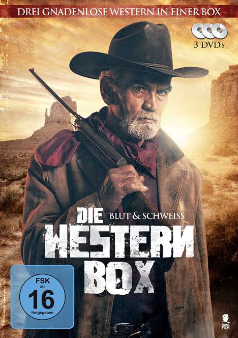 Die Western-Box - Blut &amp; Schweiss, 3 DVDs