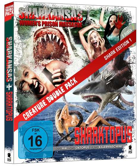 Sharktopus / Sharkansas Women's Prison Massacre (Blu-ray), 2 Blu-ray Discs