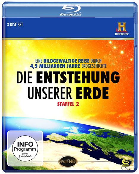 Die Entstehung unserer Erde Staffel 2 (Blu-ray), Blu-ray Disc