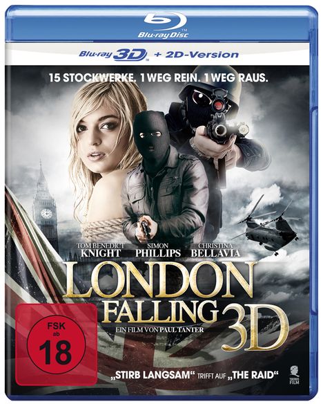 London Falling (3D Blu-ray), Blu-ray Disc