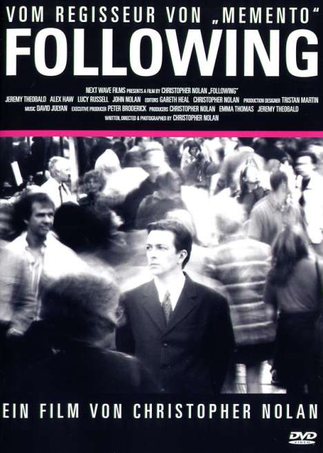 Following, DVD