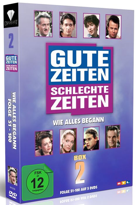 GZSZ - Gute Zeiten, schlechte Zeiten: Wie alles Begann Box 2, DVD