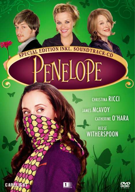 Penelope (Special Edition inkl. Soundtrack-CD), 1 DVD und 1 CD