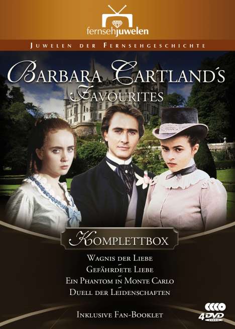 Barbara Cartland's Favourites Komplettbox, 4 DVDs