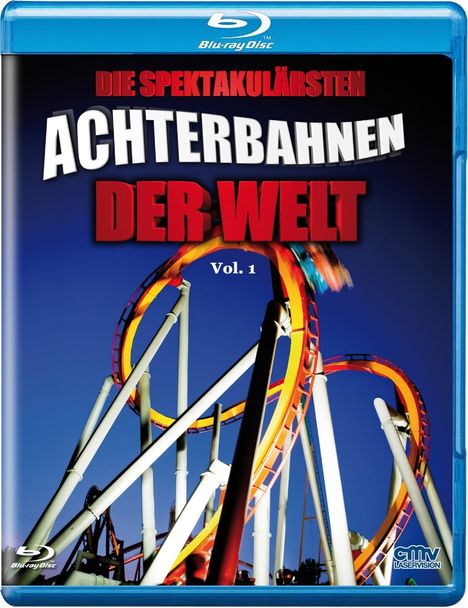 Die spektakulärsten Achterbahnen der Welt Vol.1 (Blu-ray), Blu-ray Disc