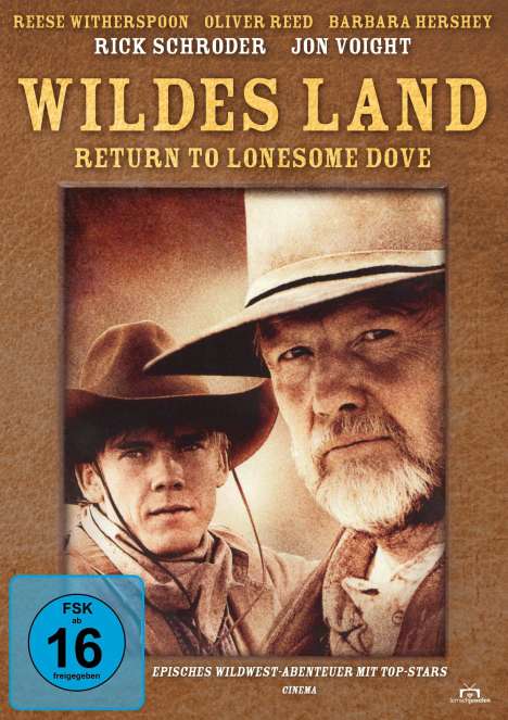 Wildes Land - Return To Lonesome Dove, 2 DVDs