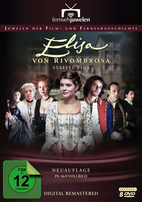 Elisa von Rivombrosa Staffel 1, 8 DVDs