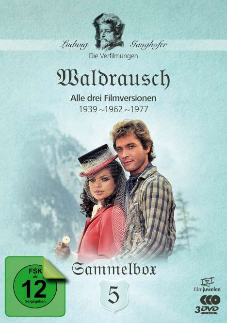 Die Ganghofer Verfilmungen Box 5:  Waldrausch, 3 DVDs