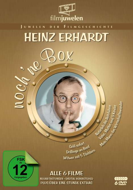 Heinz Erhardt - noch 'ne Box, 5 DVDs