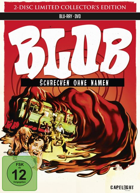 Blob - Schrecken ohne Namen (Blu-ray Mastered in 4K &amp; DVD im Mediabook), 1 Blu-ray Disc und 1 DVD
