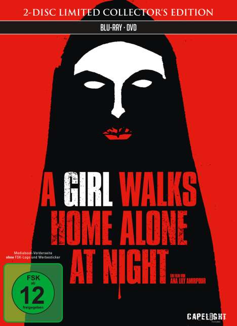 A Girl Walks Home Alone at Night (Blu-ray &amp; DVD im Mediabook), 1 Blu-ray Disc und 1 DVD