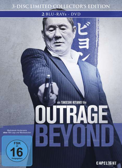 Outrage Beyond (Blu-ray &amp; DVD im Mediabook), 2 Blu-ray Discs und 1 DVD