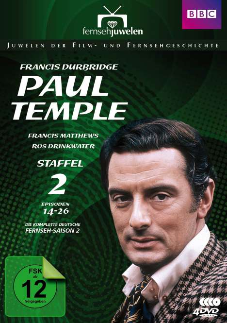 Francis Durbridge: Paul Temple Staffel 2, 3 DVDs