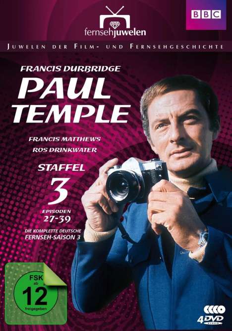 Francis Durbridge: Paul Temple Box 3, 3 DVDs