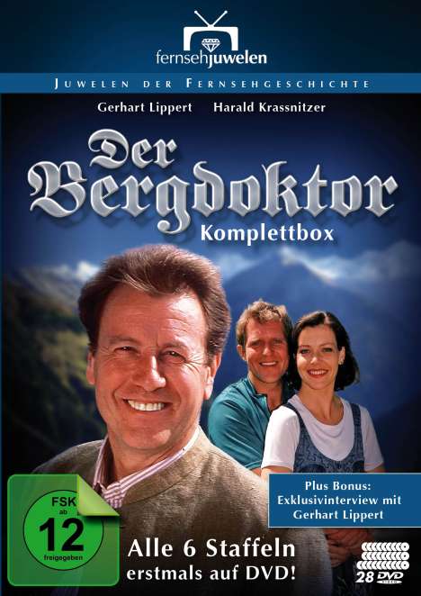 Der Bergdoktor (Komplette Serie 1992-1999), 28 DVDs
