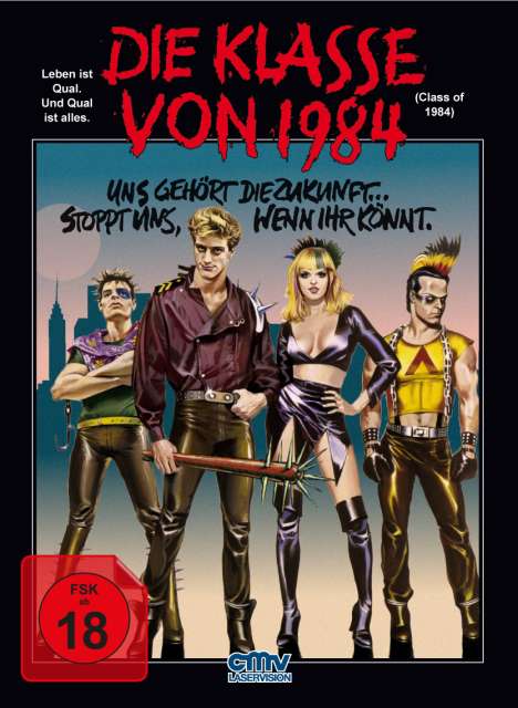 Die Klasse von 1984 (Blu-ray im Mediabook), Blu-ray Disc
