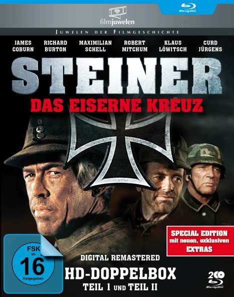 Steiner - Das Eiserne Kreuz I &amp; II (Blu-ray), 2 Blu-ray Discs