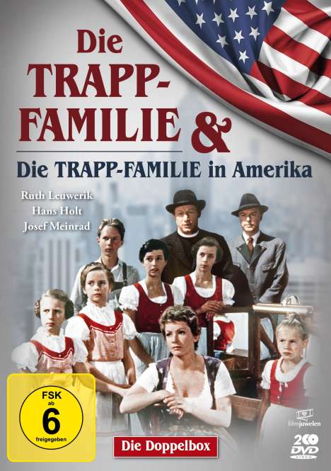 Die Trapp-Familie / Die Trapp-Familie in Amerika, 2 DVDs