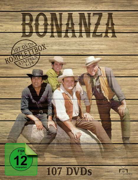 Bonanza (Komplettbox), 107 DVDs