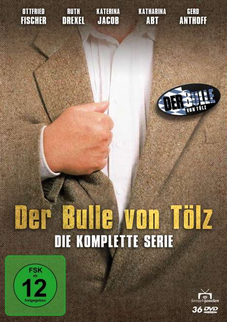 Der Bulle von Tölz (Komplettbox), 36 DVDs