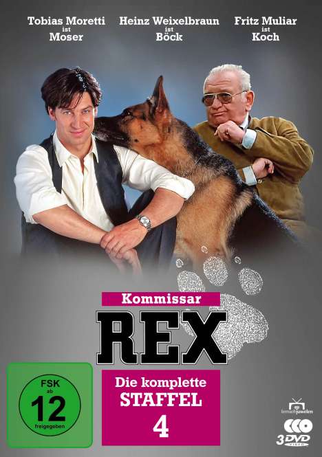 Kommissar Rex Staffel 4, 3 DVDs