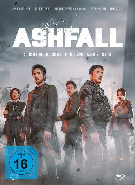 Ashfall (Blu-ray &amp; DVD im Mediabook), 1 Blu-ray Disc und 1 DVD
