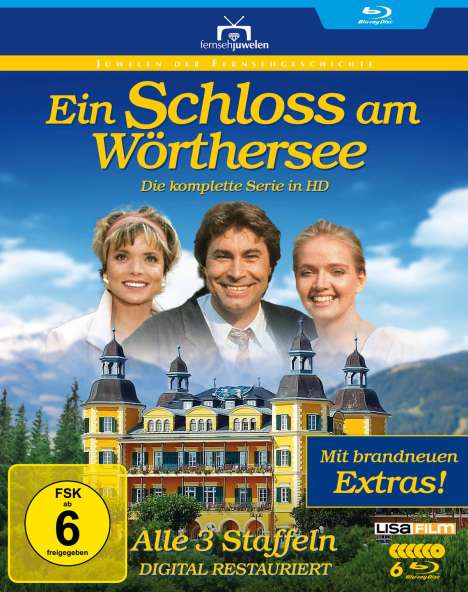 Ein Schloss am Wörthersee (Komplette Serie) (Blu-ray), 6 Blu-ray Discs