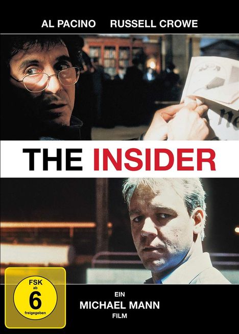 The Insider (Blu-ray &amp; DVD im Mediabook), 1 Blu-ray Disc und 1 DVD