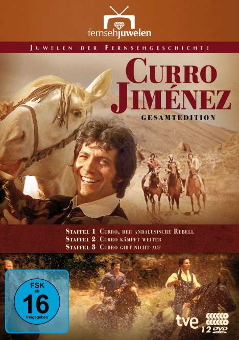Curro Jiménez (Gesamtedition), 12 DVDs