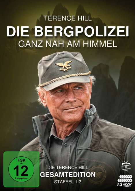 Die Bergpolizei - Ganz nah am Himmel (Terence-Hill-Gesamtedition), 13 DVDs