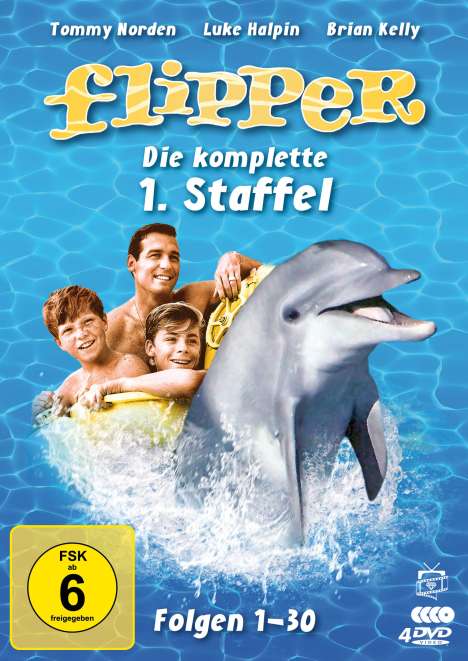 Flipper Staffel 1, 4 DVDs